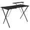 Flash Furniture Black Platform Gaming Desk NAN-RS-G1031-BK-GG - alternate 2
